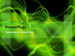 PowerPoint Template - An abstract  waves background